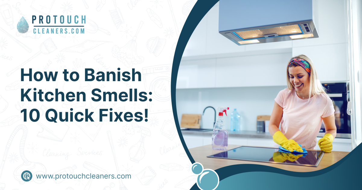 How to remove kitchen odors